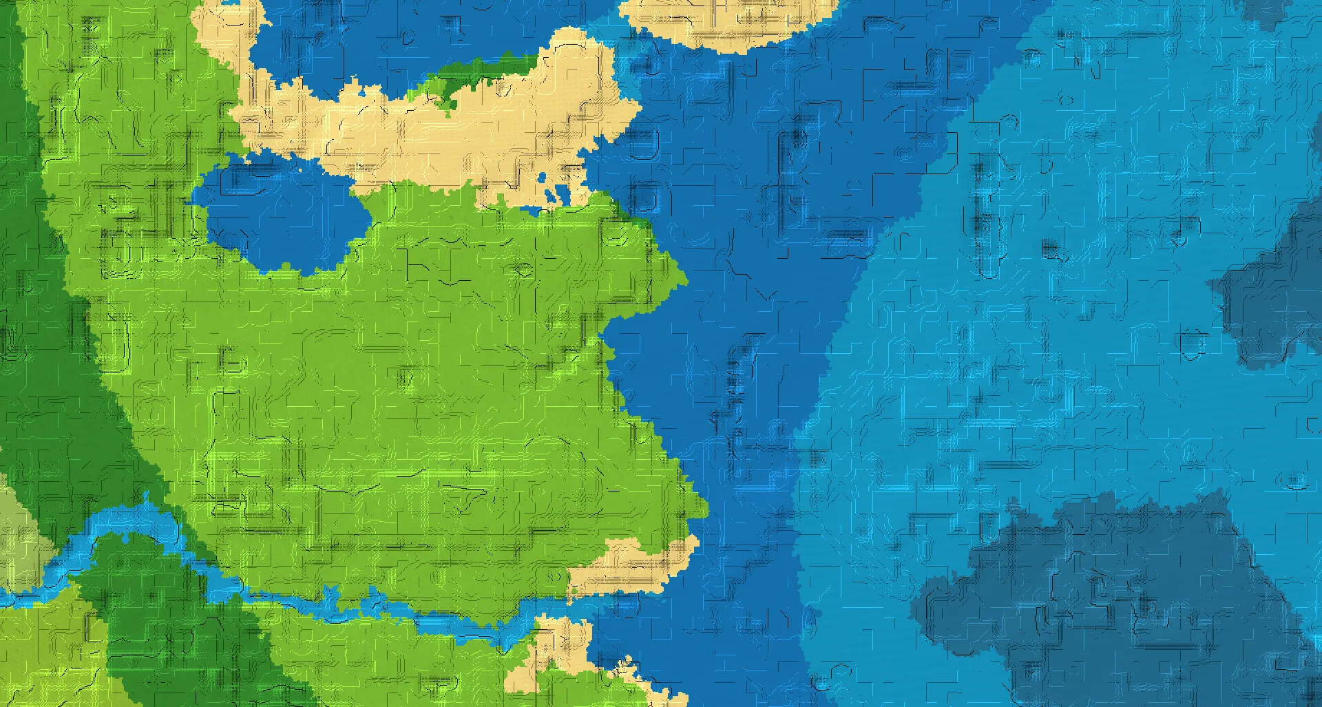 Seed map — Trial Chambers East of a Plains Start with Ruined Portal