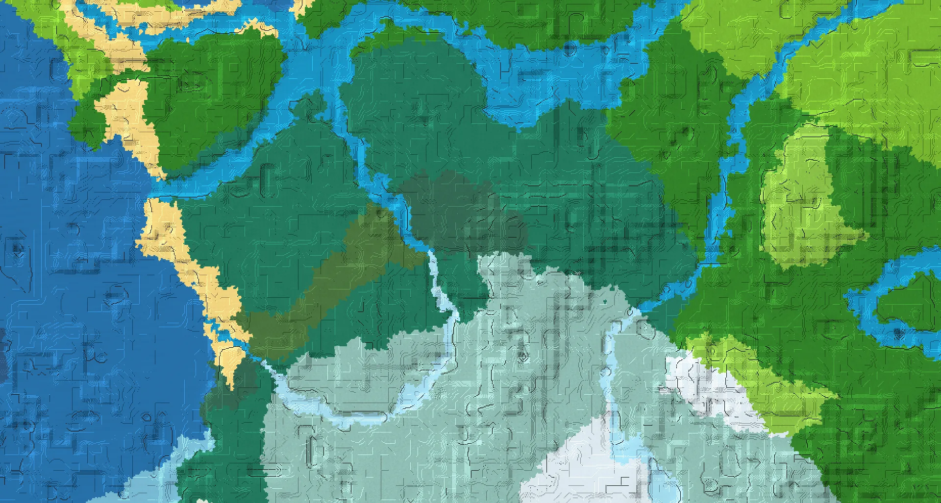 Seed map — Igloo Northeast of a Taiga Start
