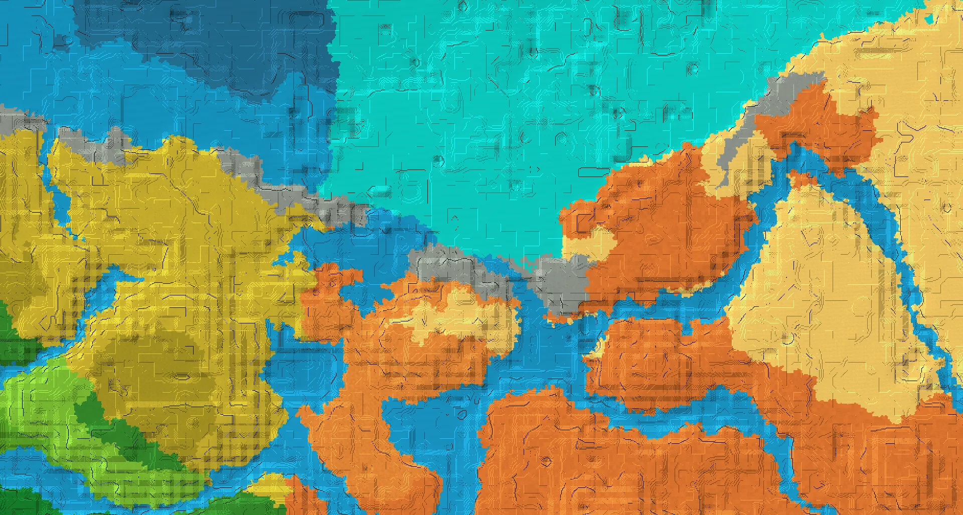 Seed map — Warm Ocean Northeast of a Stony Shore Start