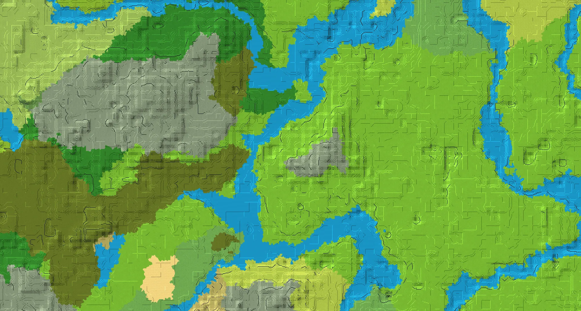 Seed map — Hillside village