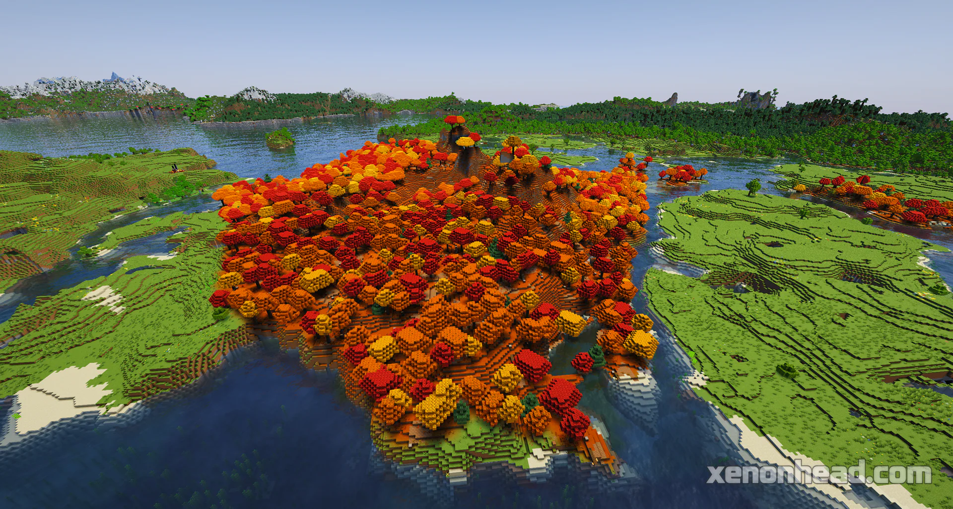 The Tiny Autumn Island