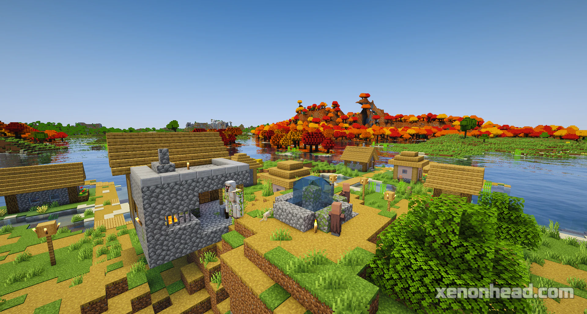 The Tiny Autumn Island