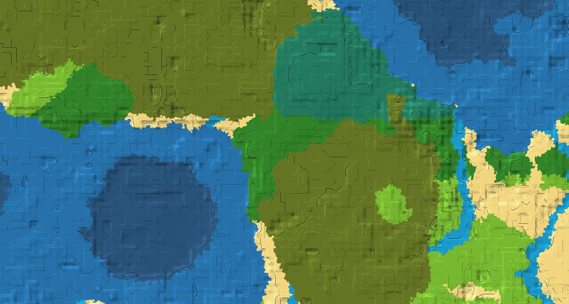 Seed map — Swamp East of a Forest Start with Trial Chambers