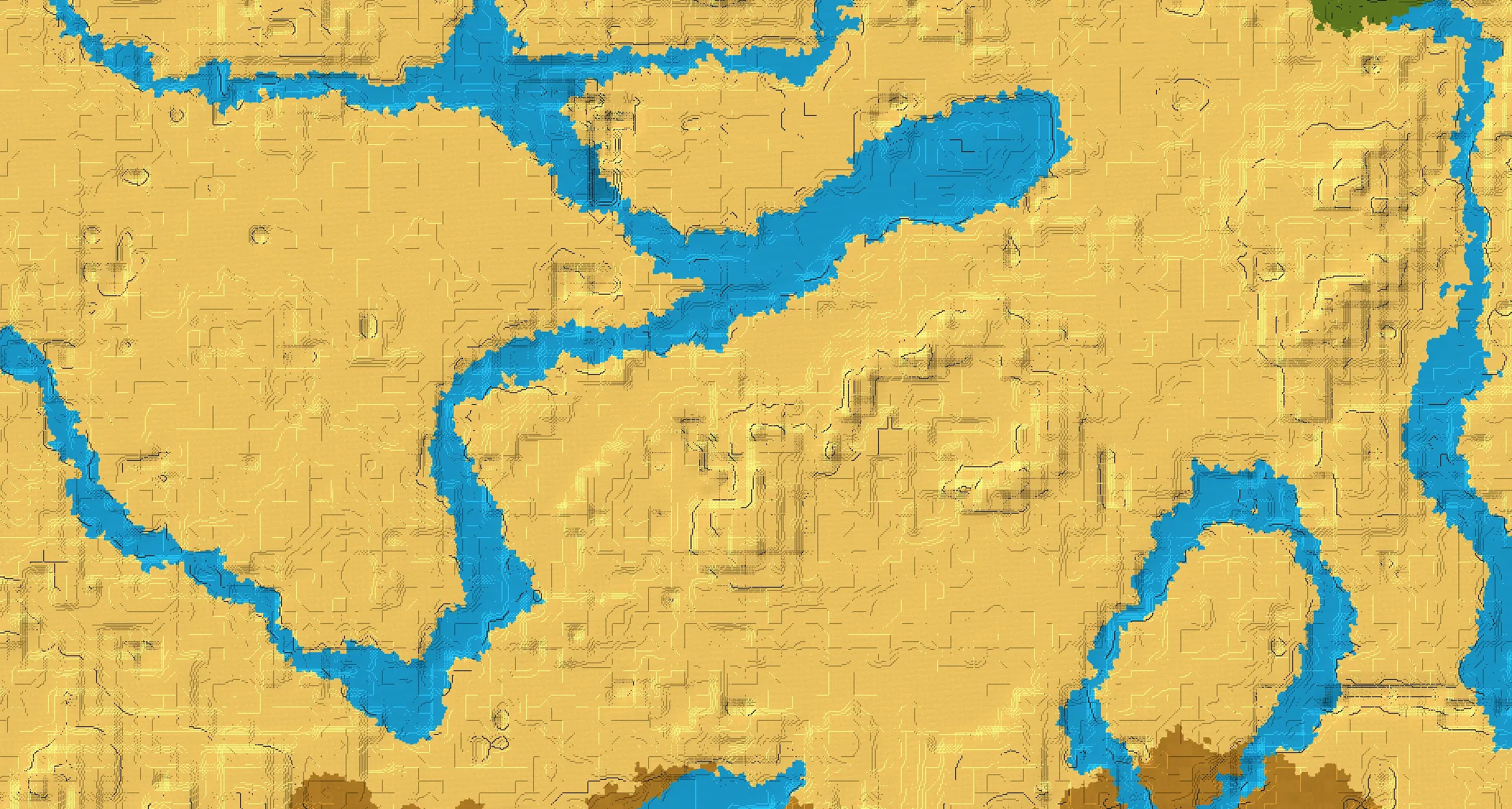 Seed map — Desert Temple South of the Desert Start