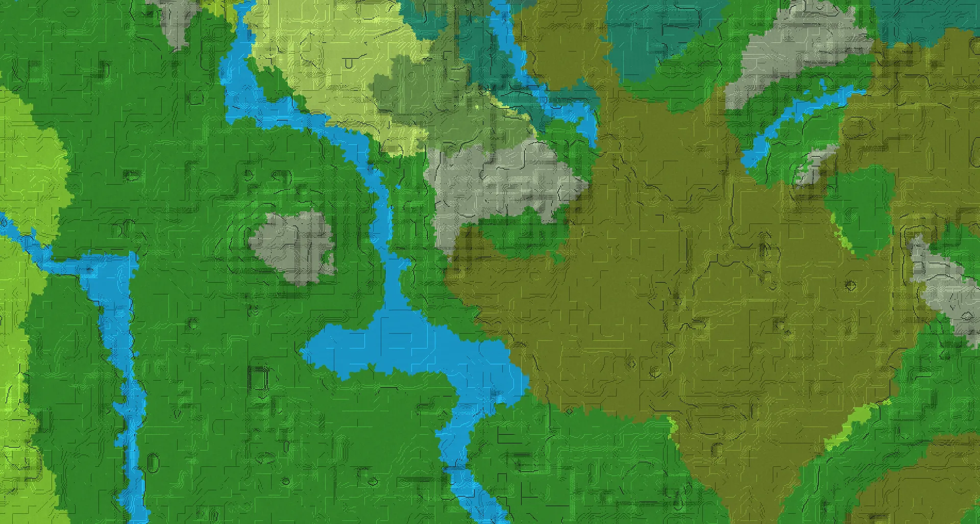 Seed map — Swamp Start with Ruined Portal at 0, 0