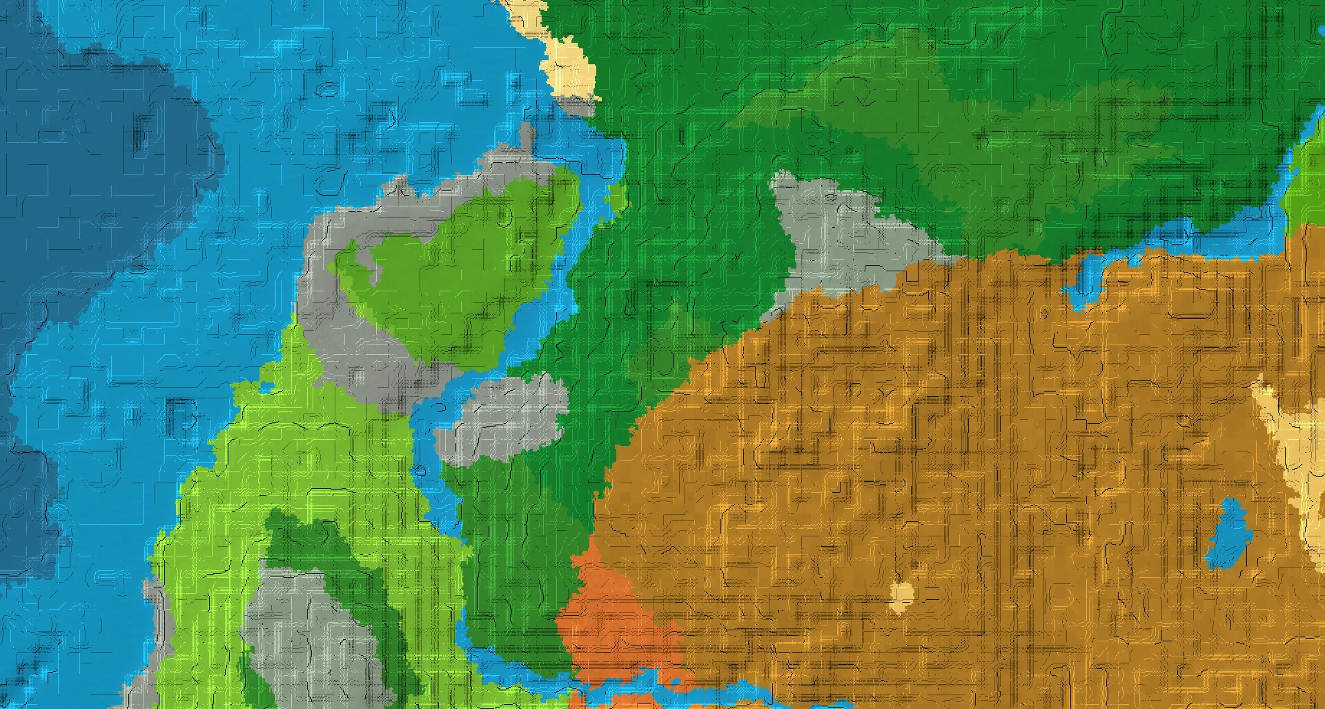 Seed map — Ancient City South of a Jungle Start