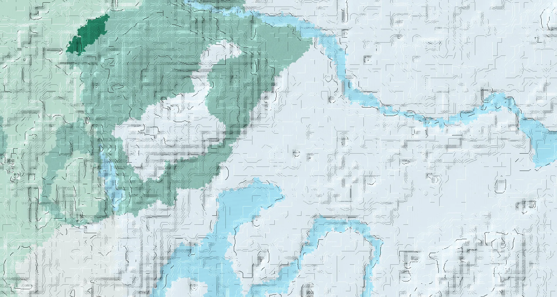 Seed map — Village West of the Snowy Plains Start