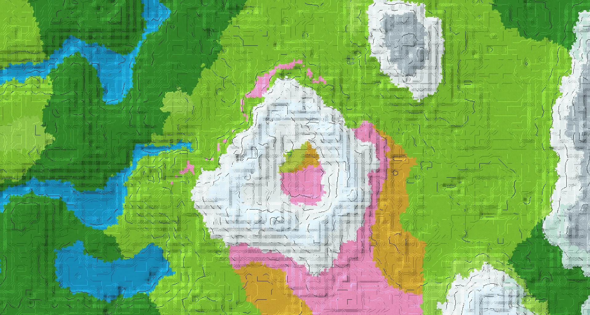 Seed map — Snowy mountain cherry grove village