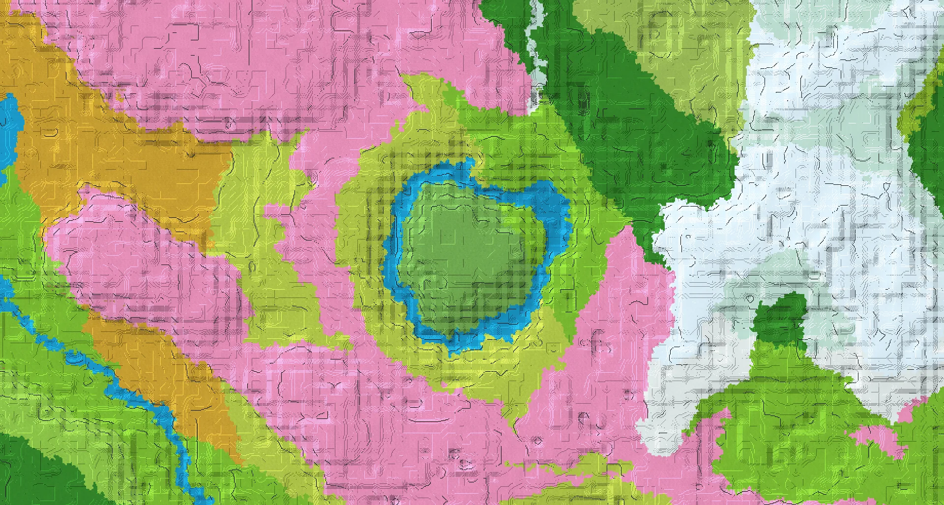 Seed map — Flower forest cherry ring island