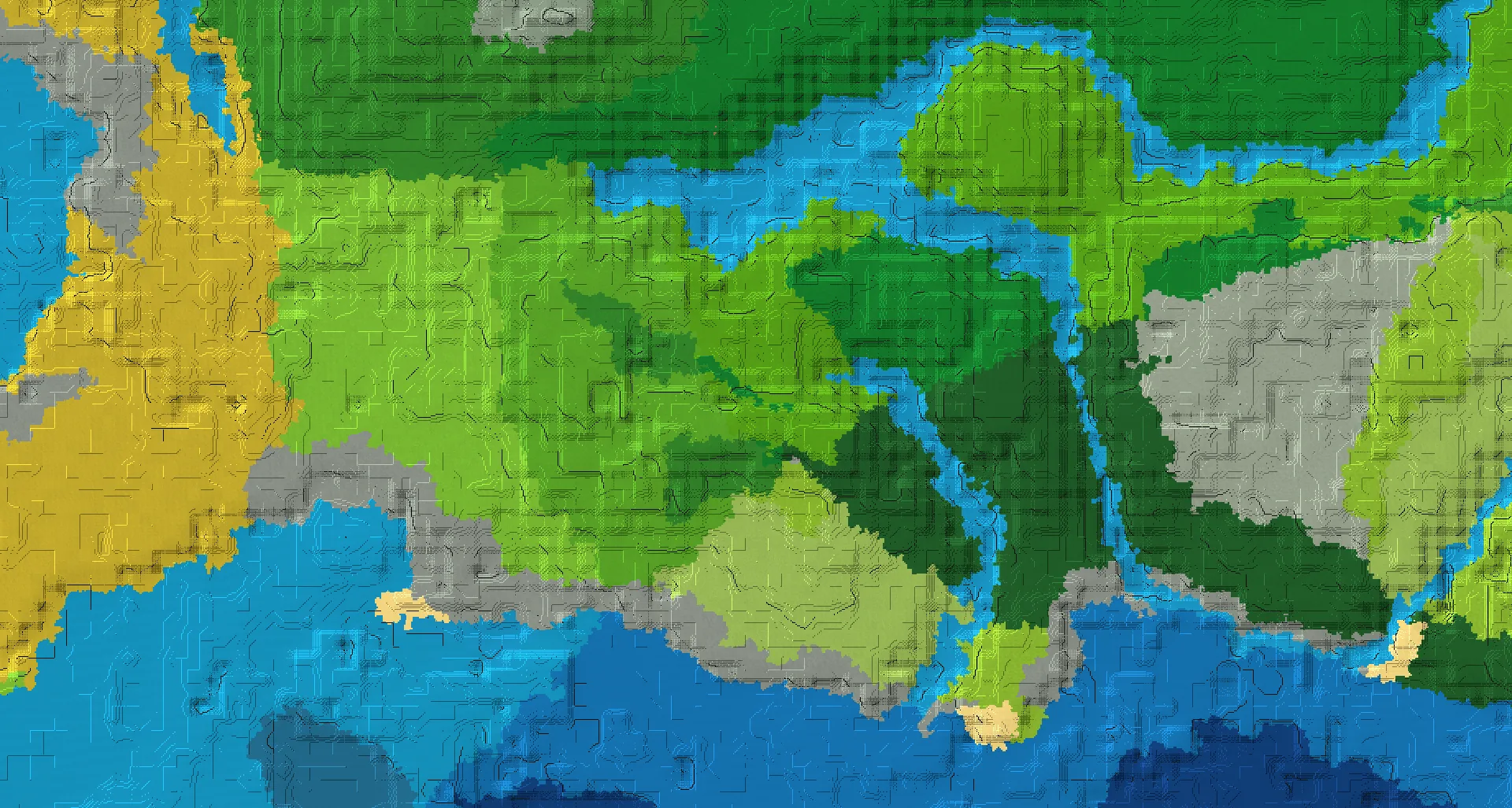 Seed map — Bamboo Jungle Northeast of a Sparse Jungle Start