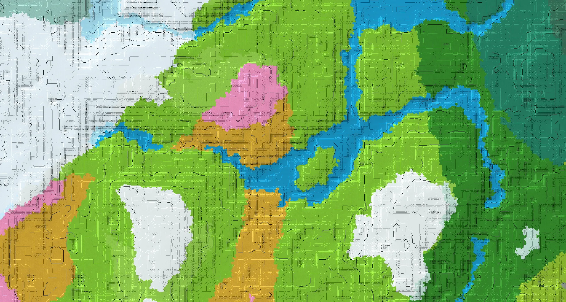 Seed map — Dappled Forest West of a Forest Start
