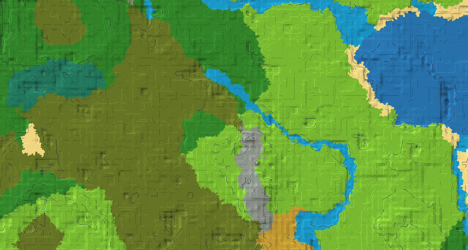 Seed map — Witch Hut Southeast of a Forest Start with Trial Chambers