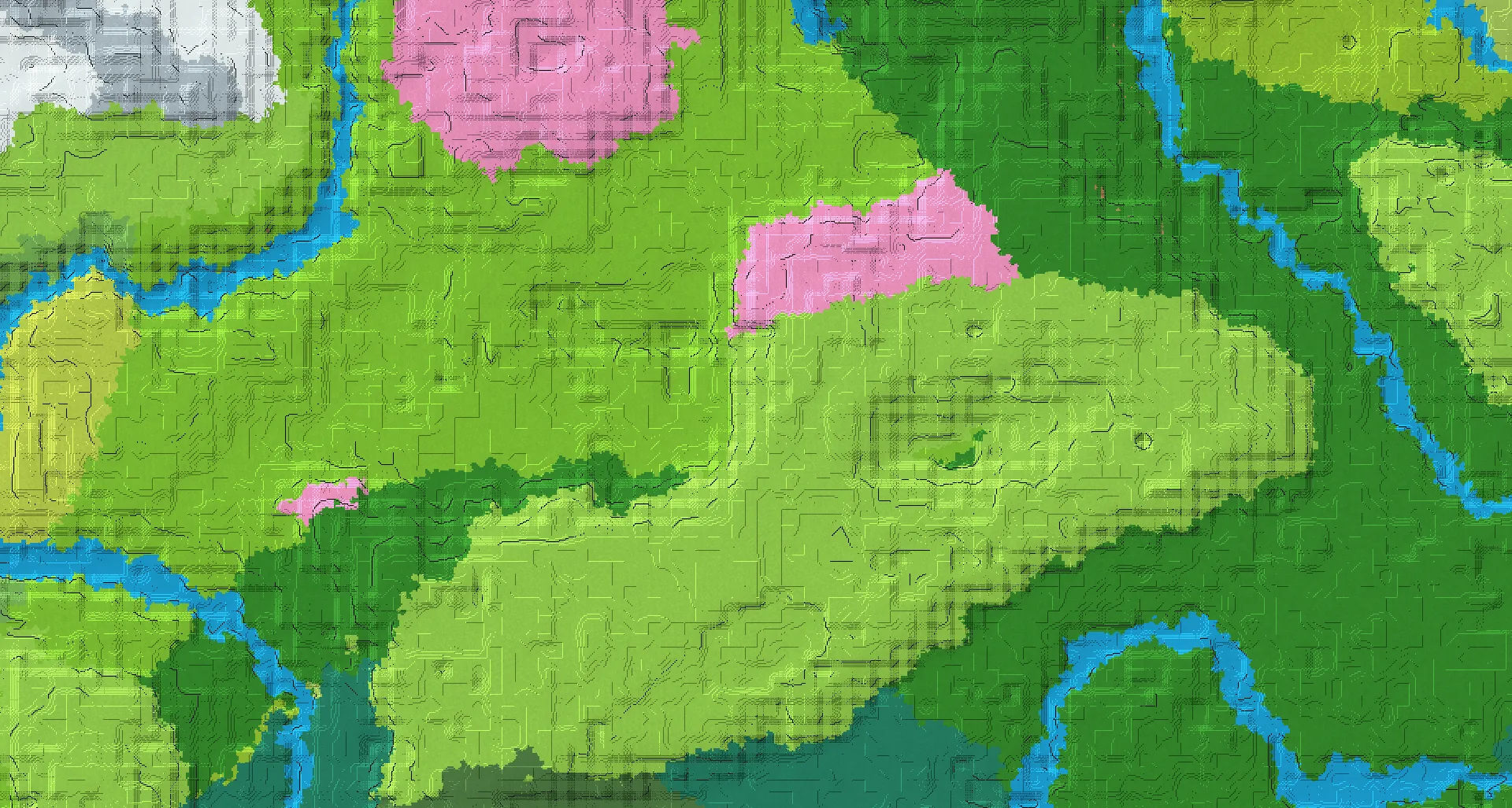 Seed map — 3 Villages near a Plains Start with Trial Chambers