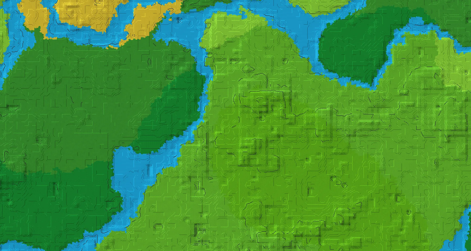 Seed map — Jungle Temple Northeast of the Sparse Jungle Start