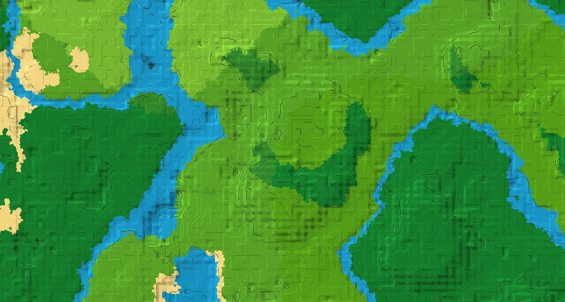 Seed map — Bamboo Jungle East of a Jungle Start