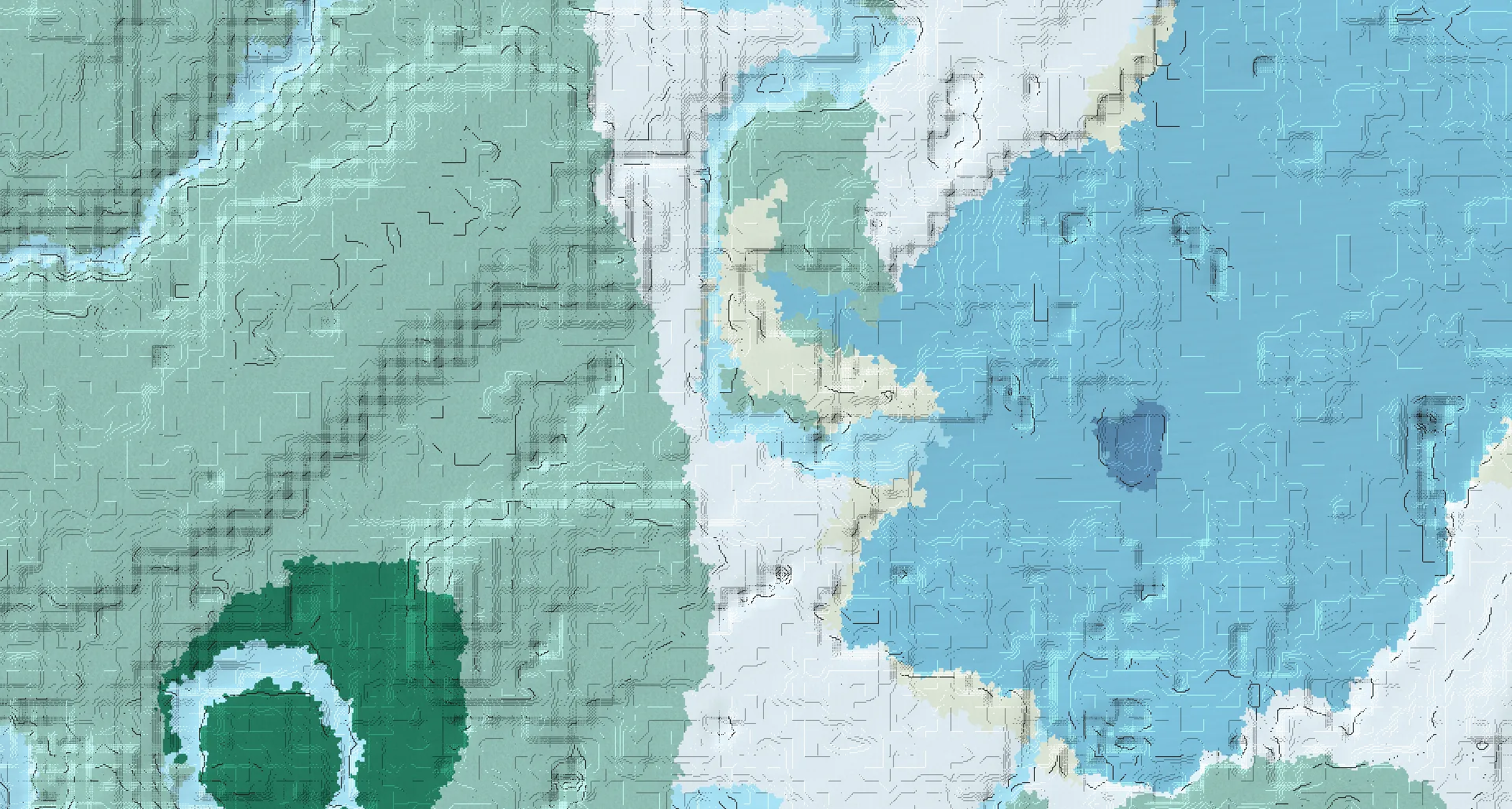 Seed map — Igloo Northeast of the Snowy Taiga Start