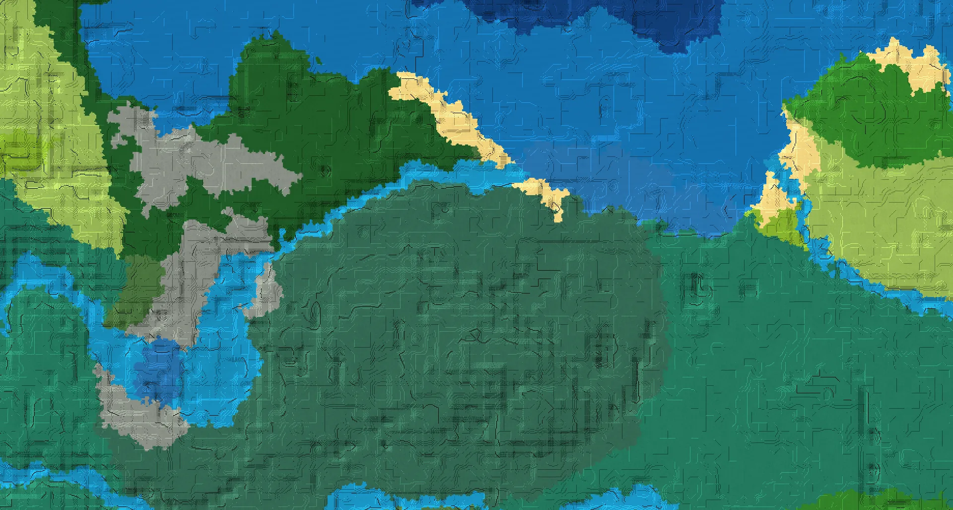 Seed map — Lush Caves West of a Old Growth Spruce Taiga Start