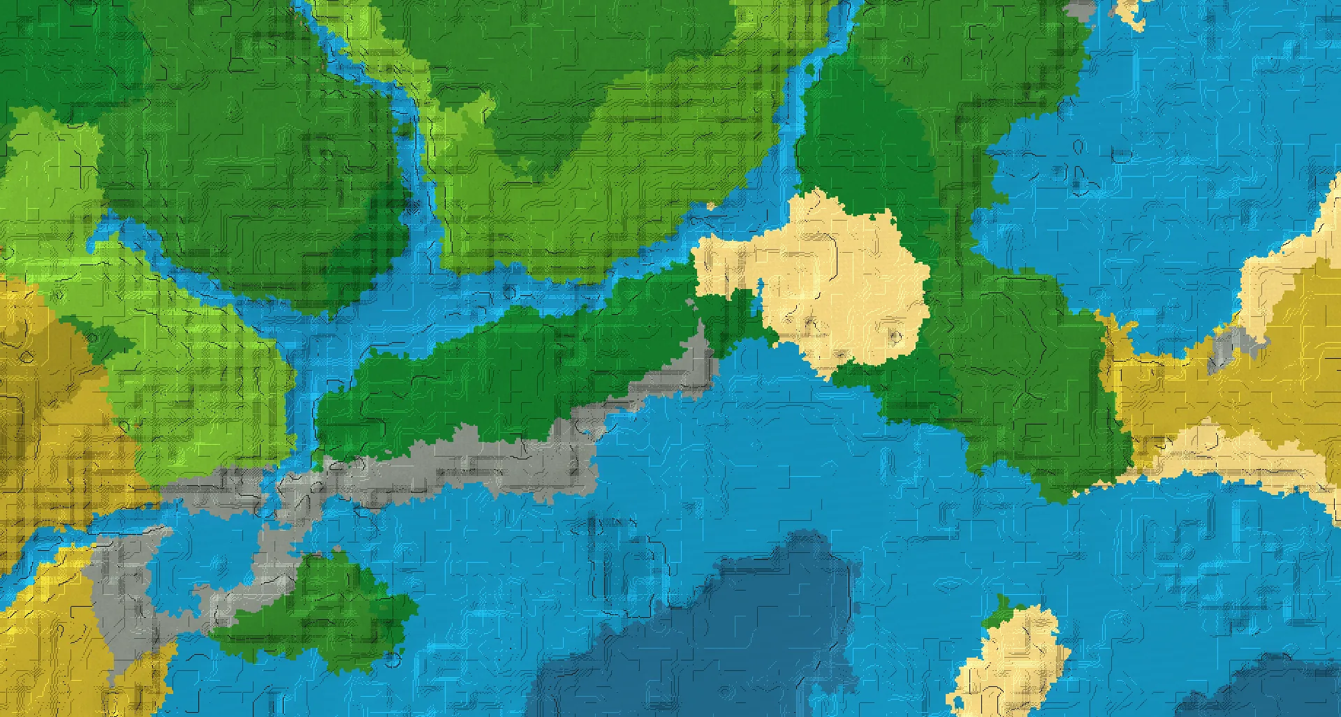Seed map — Stony Shore East of a Jungle Start
