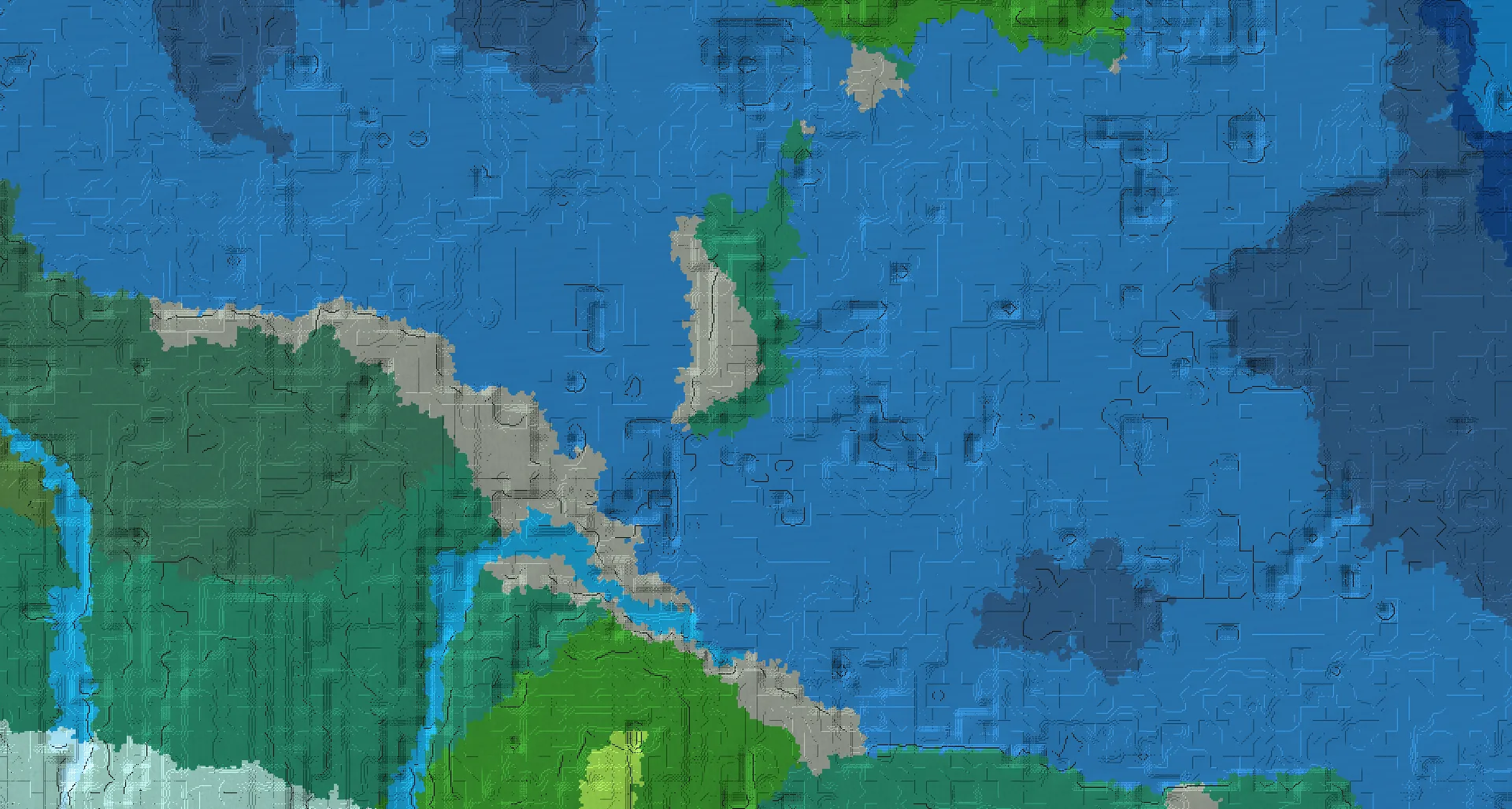 Seed map — Isolated taiga island village