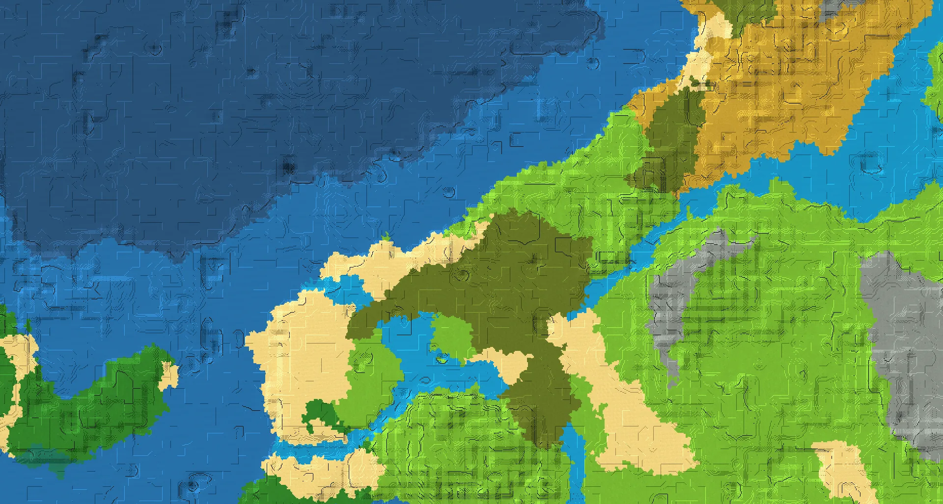 Seed map — Witch Hut Southwest of a Swamp Start