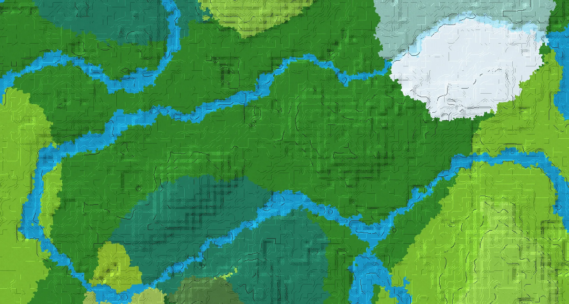 Seed map — Forest Start with Ruined Portal