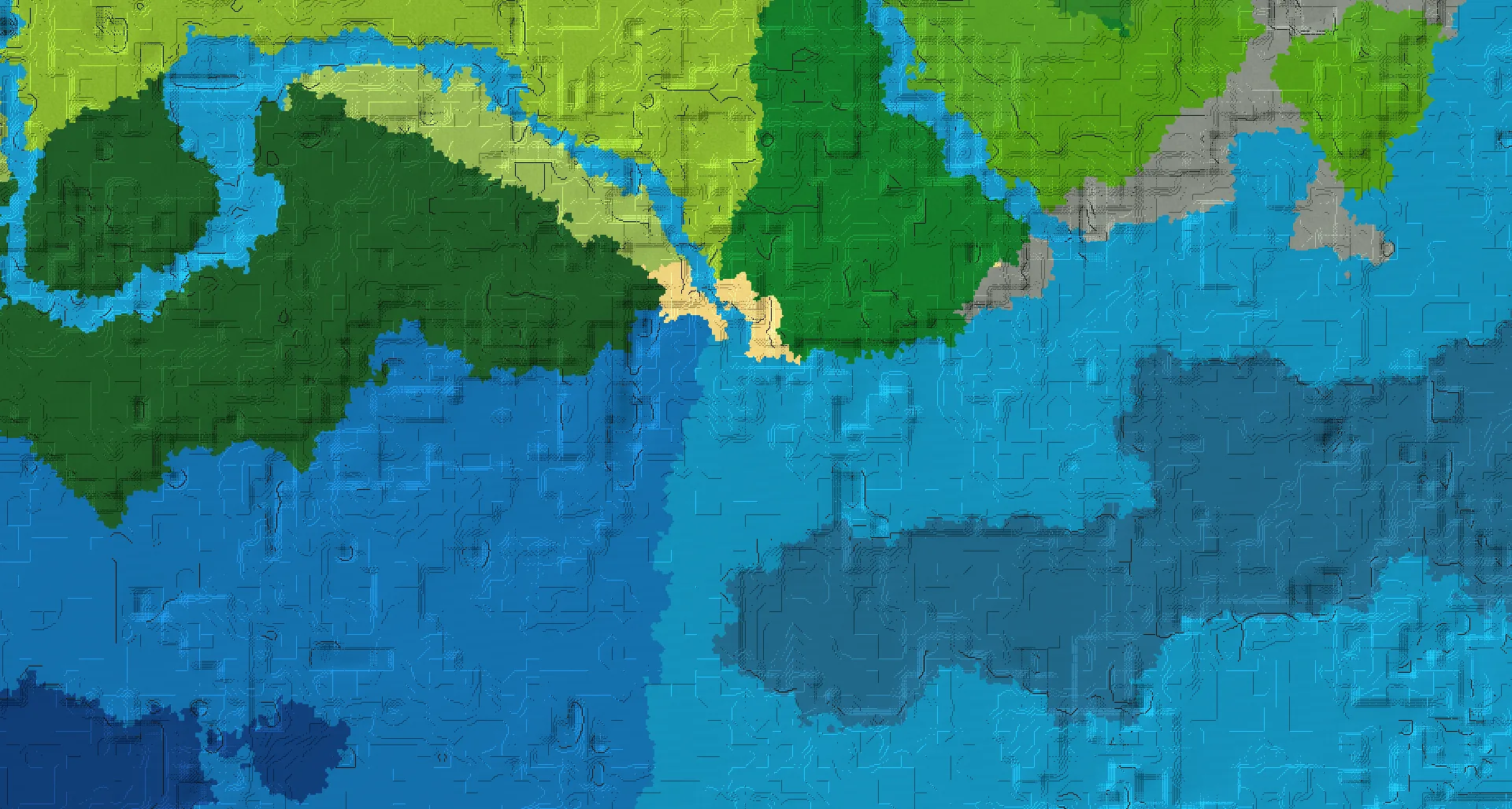 Seed map — Mineshaft South of a Jungle Start