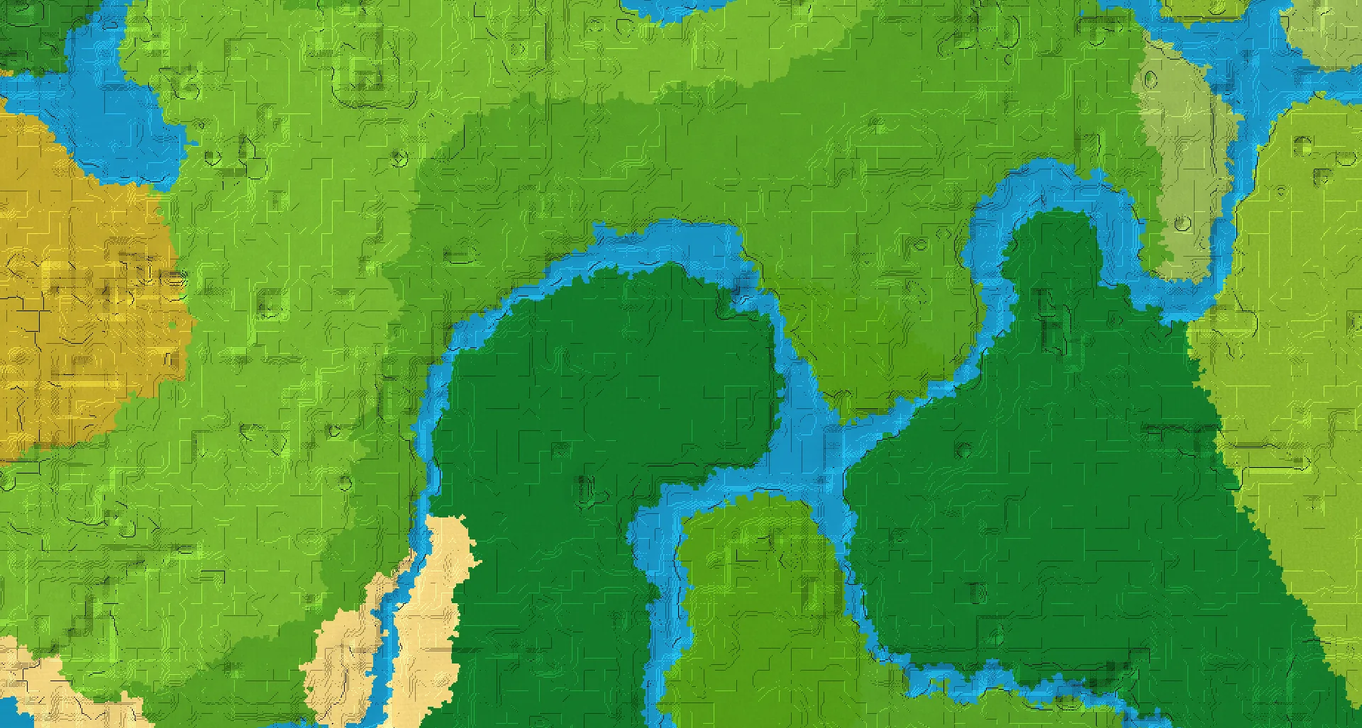 Seed map — Jungle Temple Northeast of the Bamboo Jungle Start with Ruined Portal