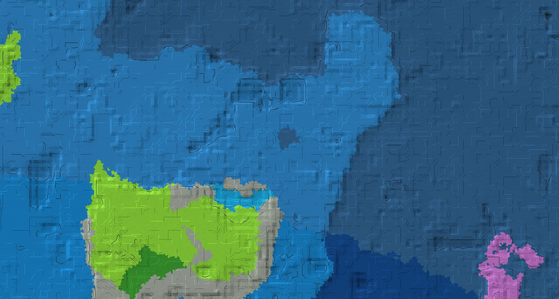 Seed map — Shipwreck Northeast of a Plains Start with Ocean Monument