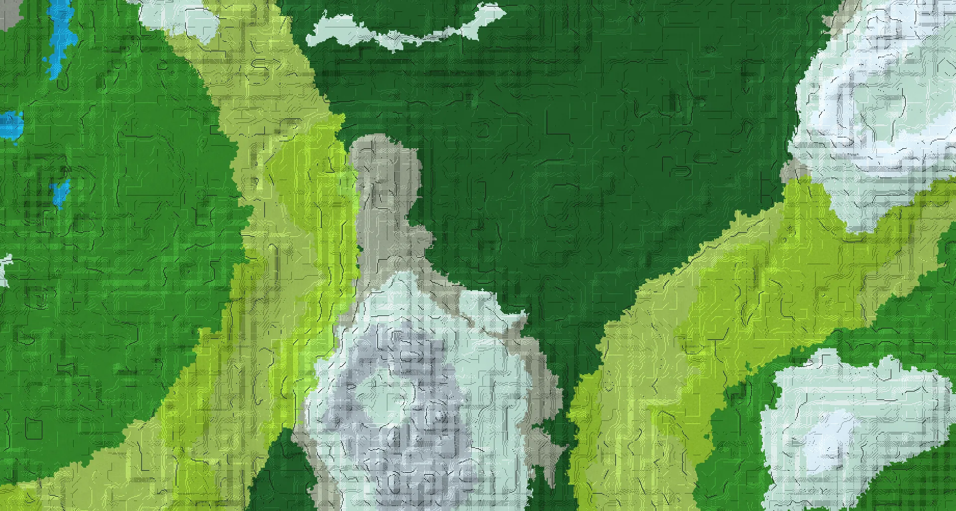 Seed map — Lush Caves Start with Ancient City