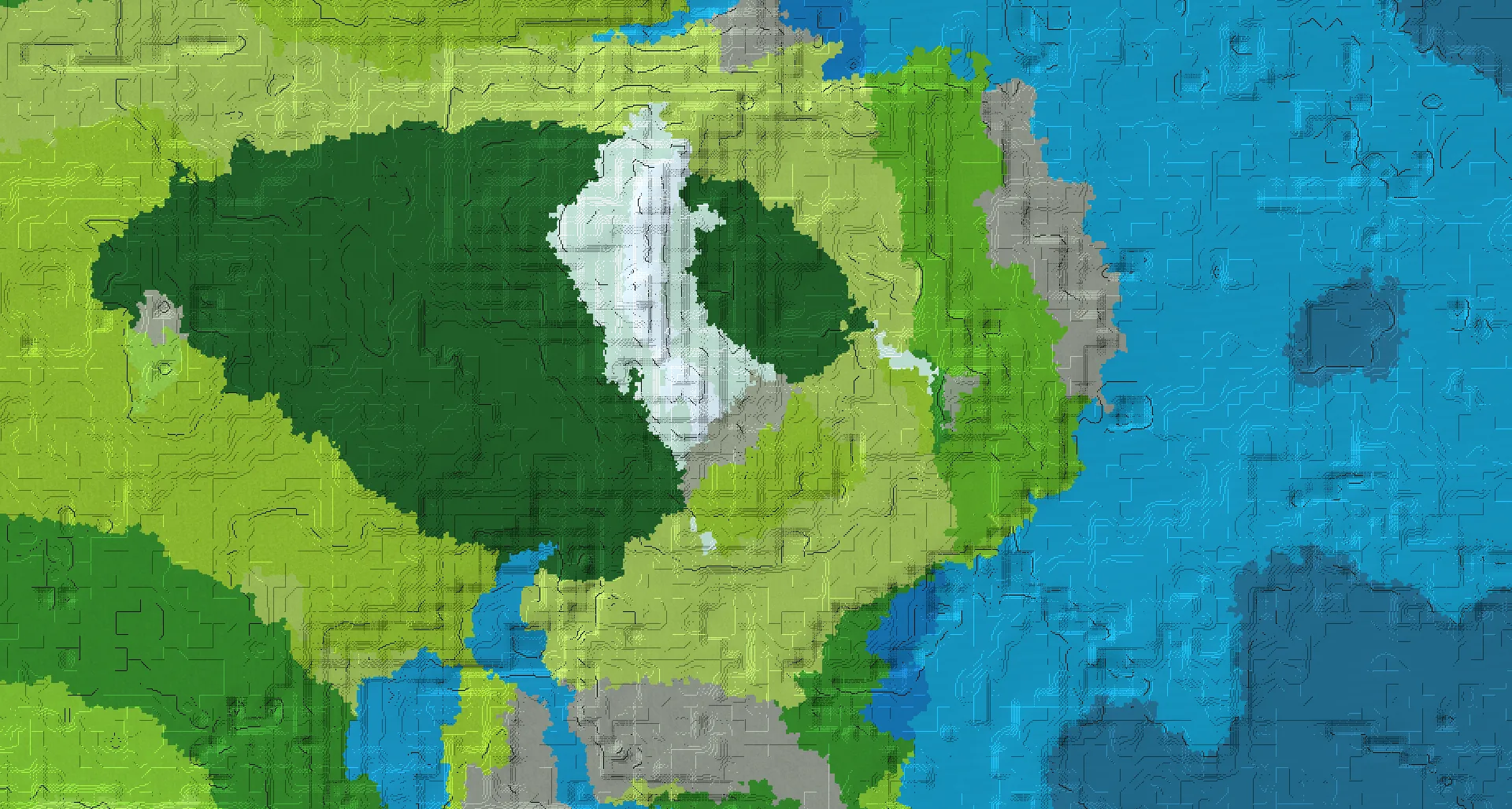 Seed map — Pale Garden South of a Old Growth Birch Forest Start