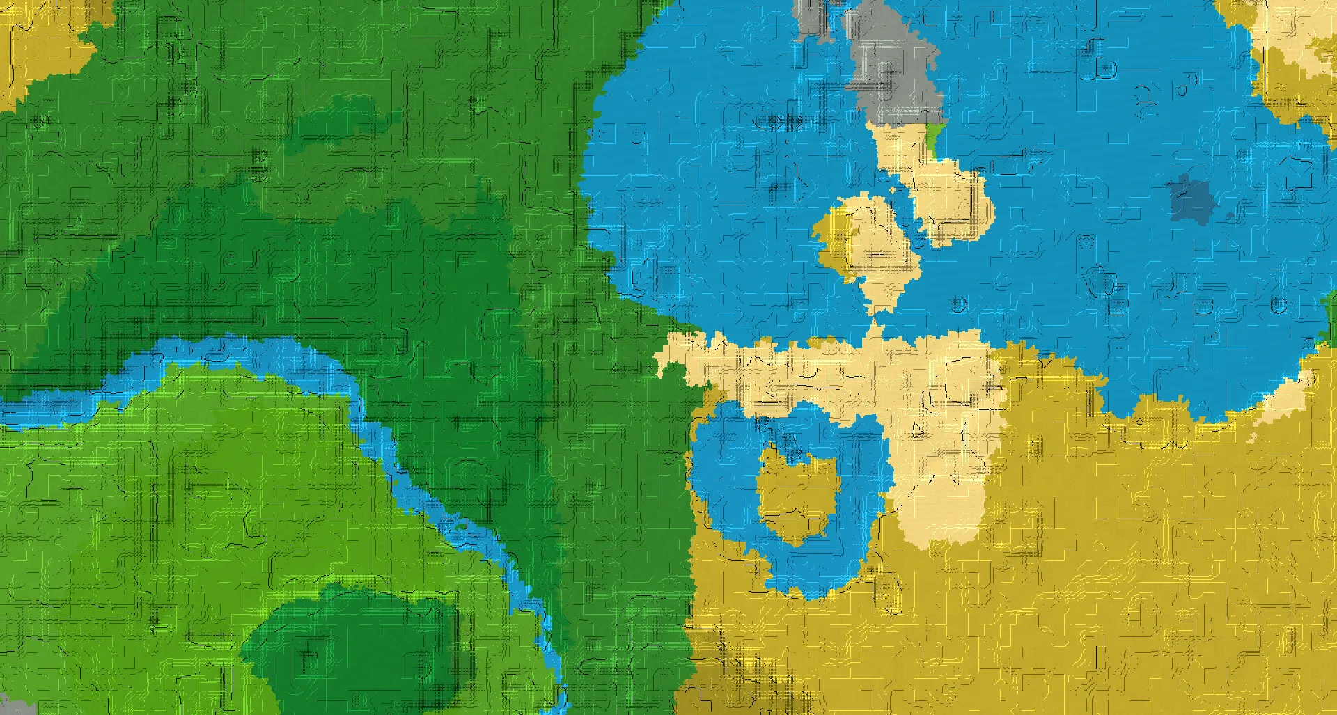 Seed map — Beach East of a Forest Start with Trial Chambers