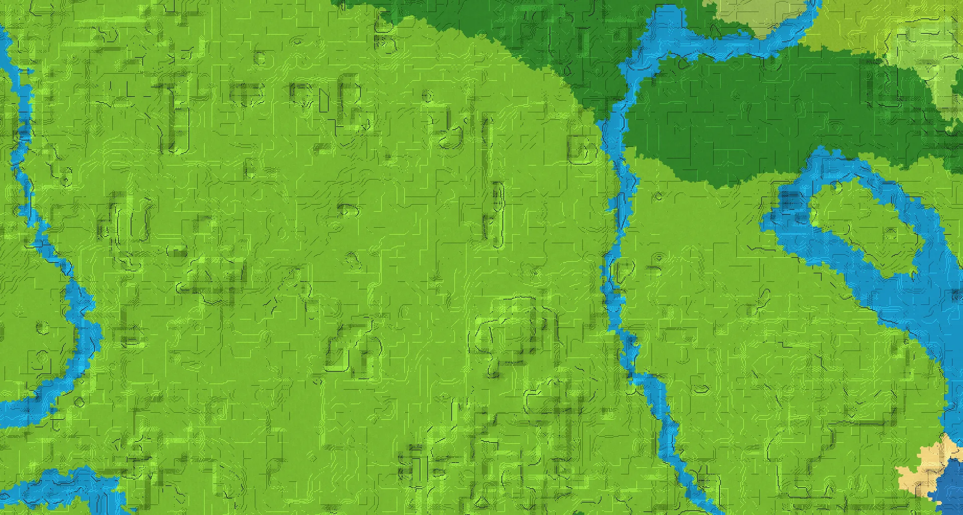 Seed map — Village Southeast of the Plains Start with Stronghold