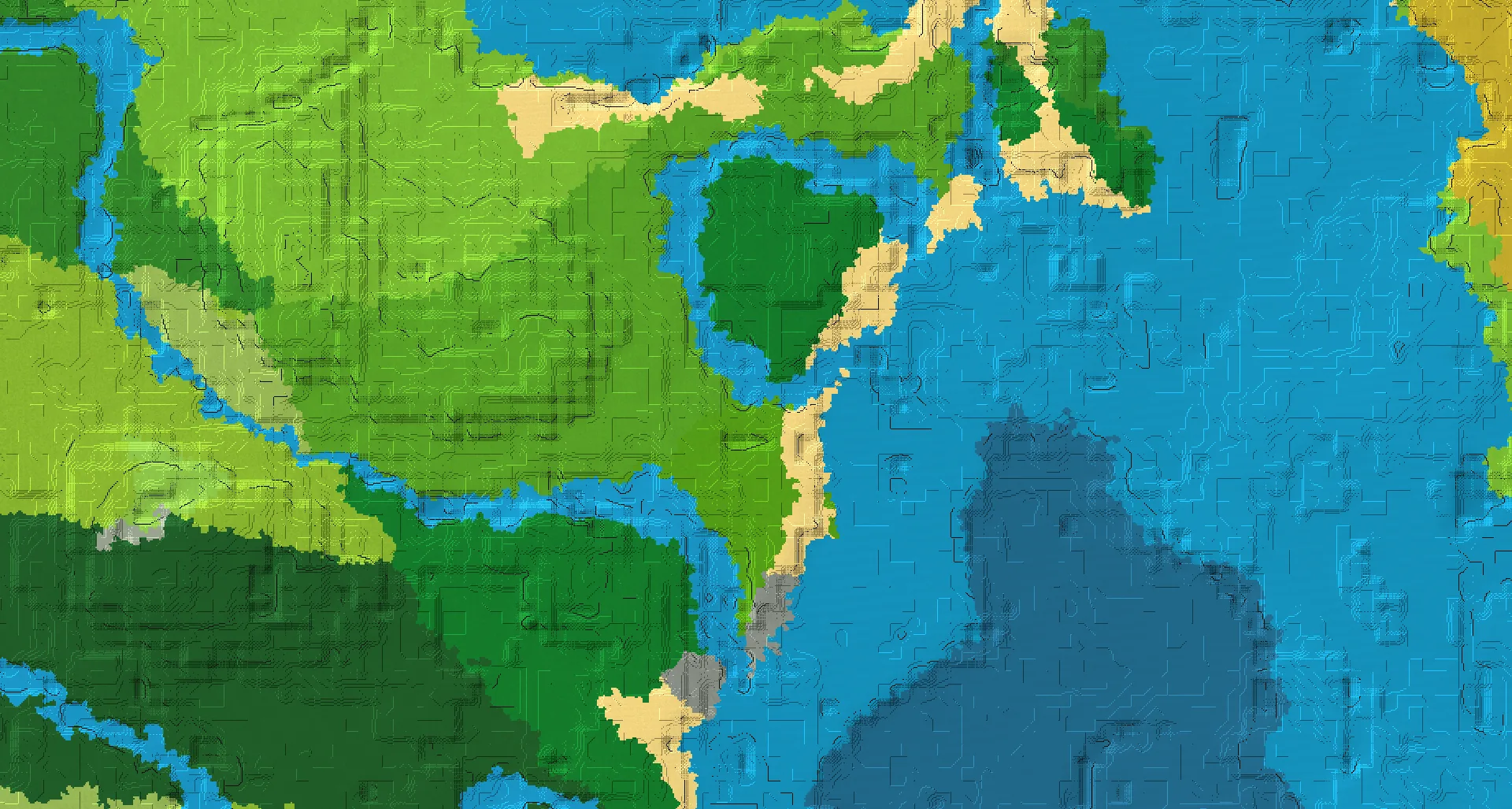Seed map — Bamboo Jungle South of a Sparse Jungle Start