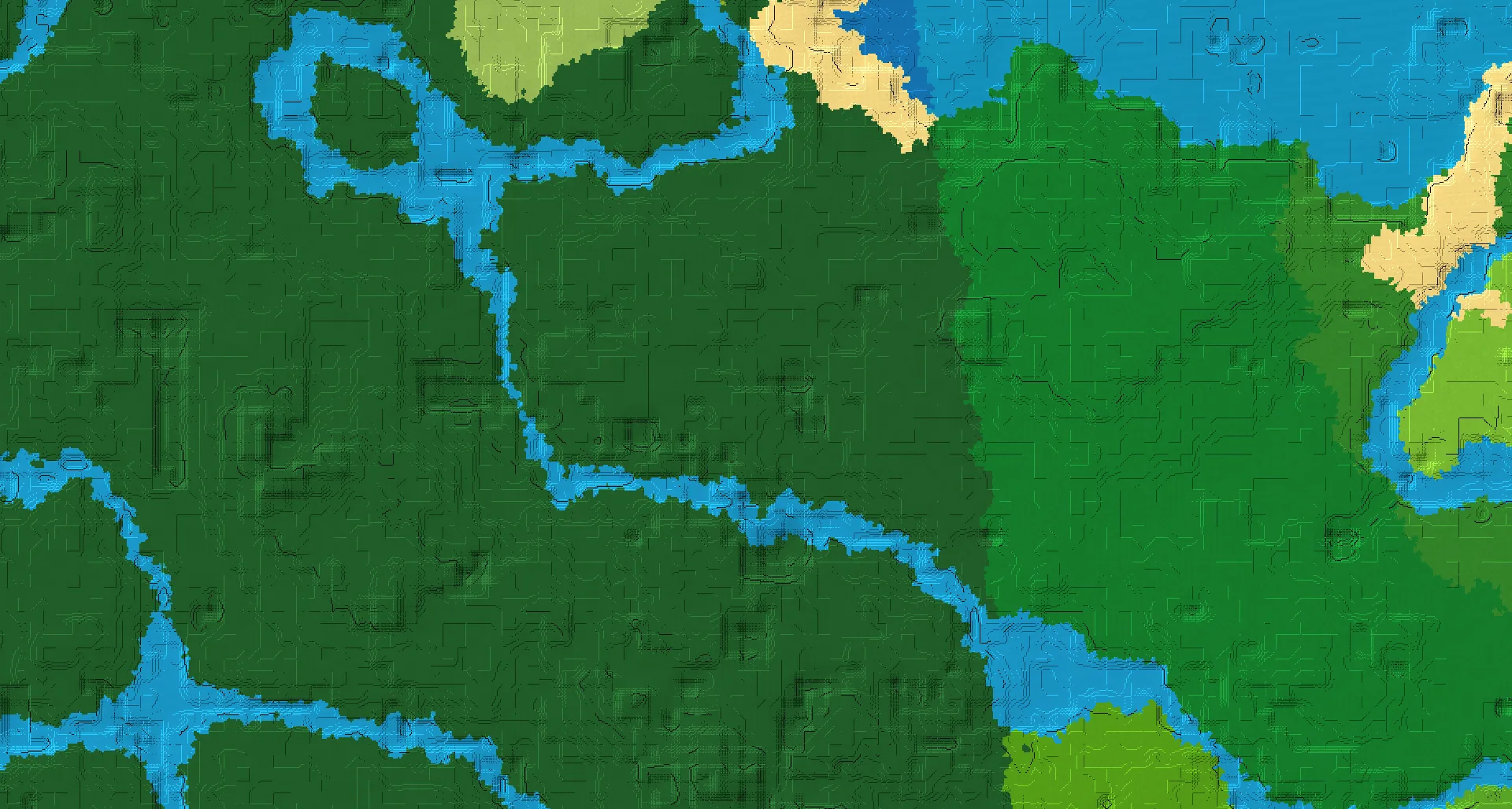 Seed map — Woodland Mansion East of a Dripstone Caves Start