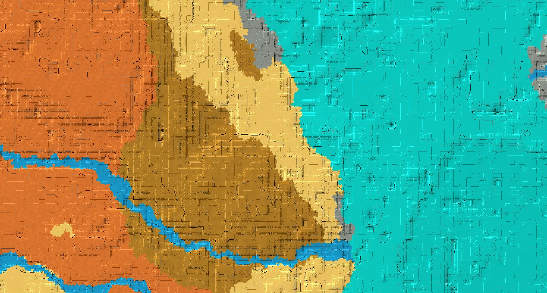 Seed map — Desert Start with Trial Chambers with Ancient City