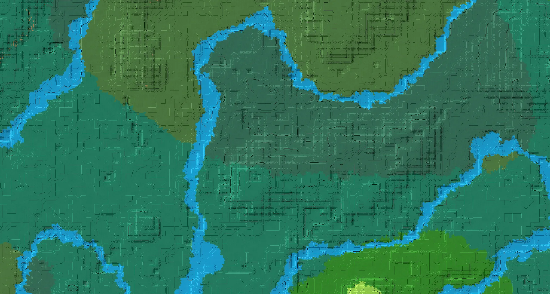 Seed map — Lush Caves Southeast of a Old Growth Spruce Taiga Start