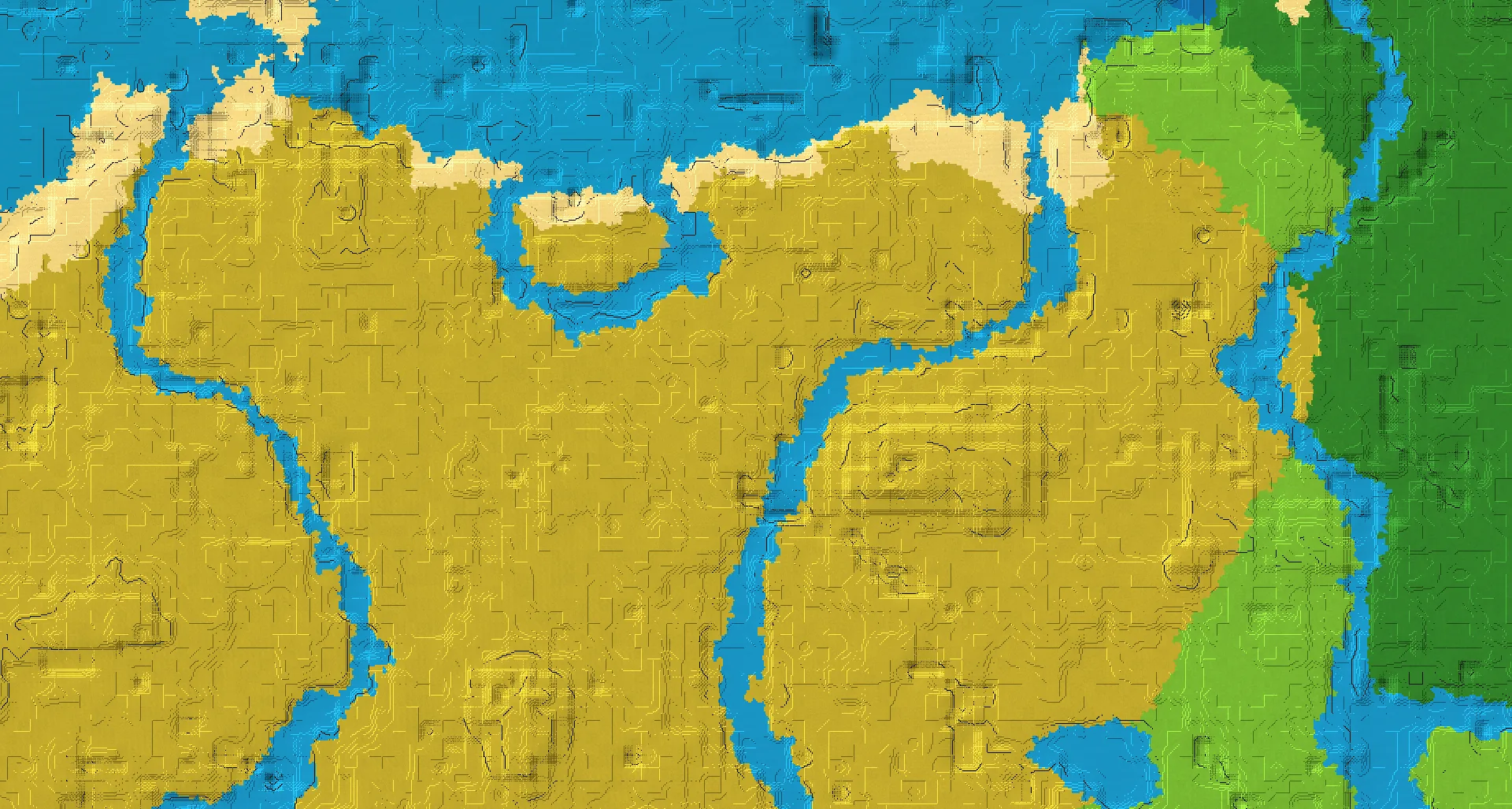 Seed map — Pillager Outpost South of a Savanna Start