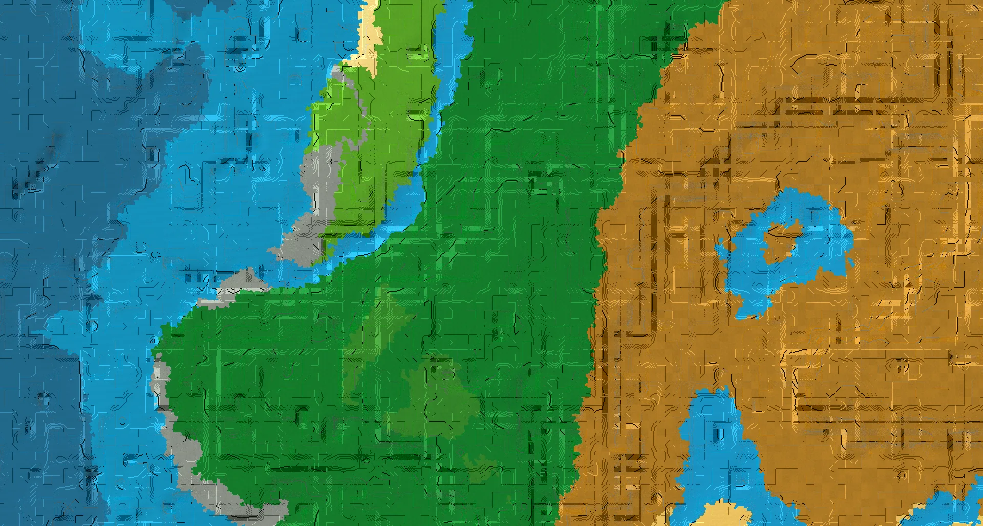 Seed map — Jungle Temple Northeast of a Jungle Start with Ruined Portal