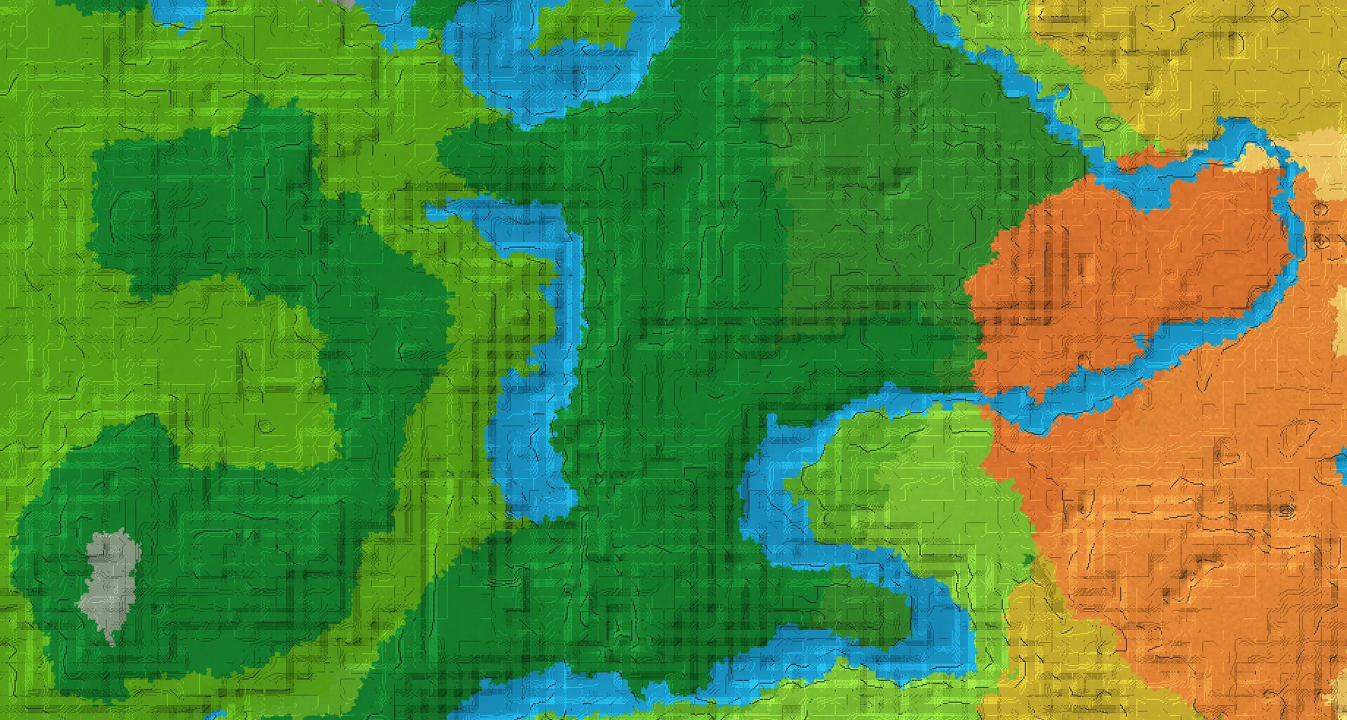Seed map — Lush Caves West of a Jungle Start