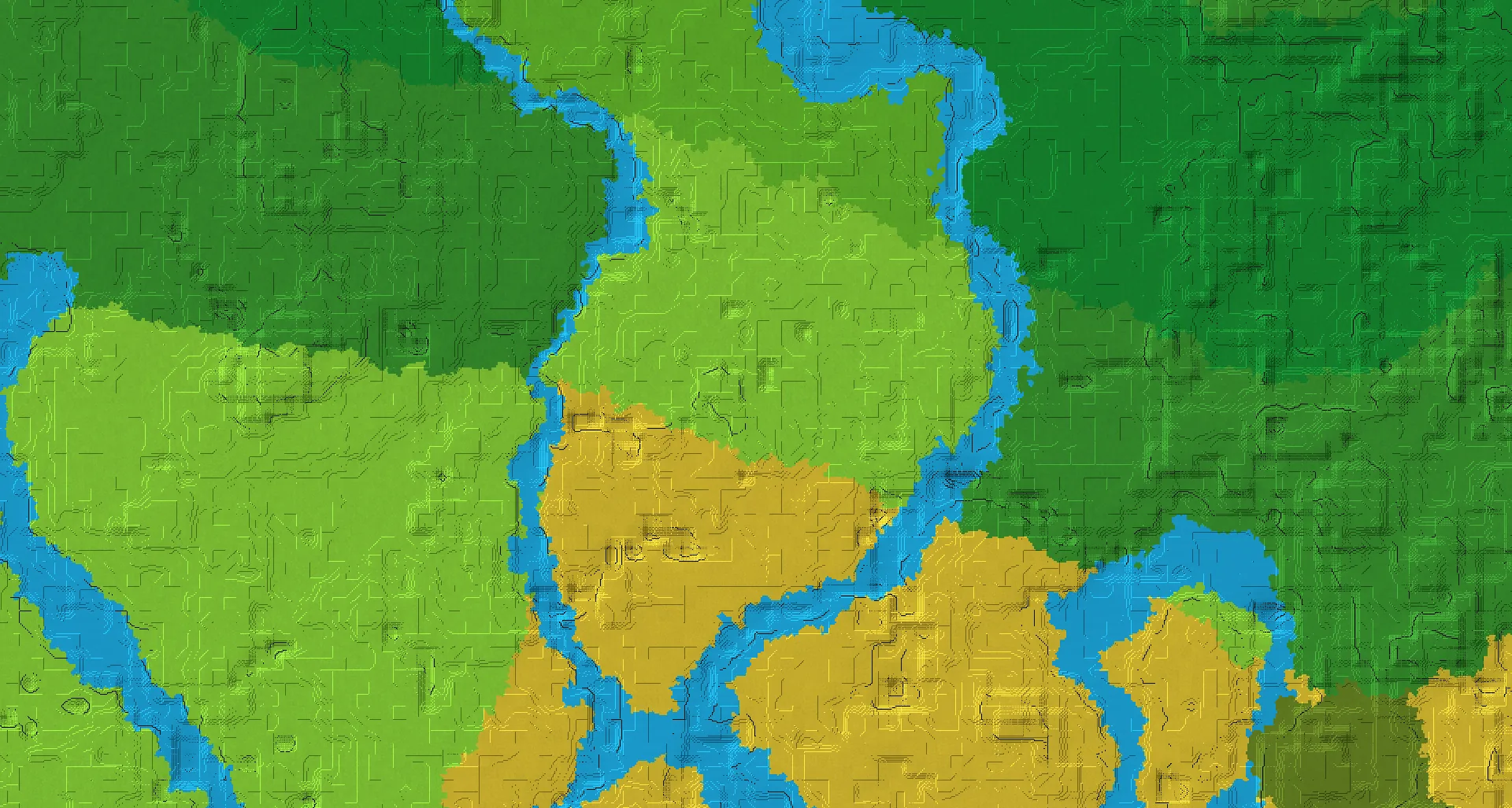 Seed map — Plains Start with Trial Chambers with Pillager Outpost