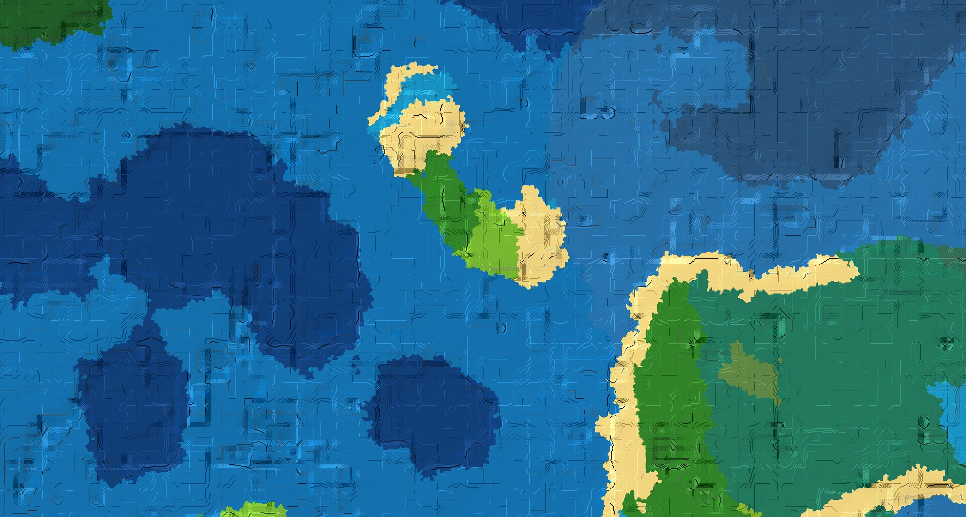 Seed map — Ocean castaway village