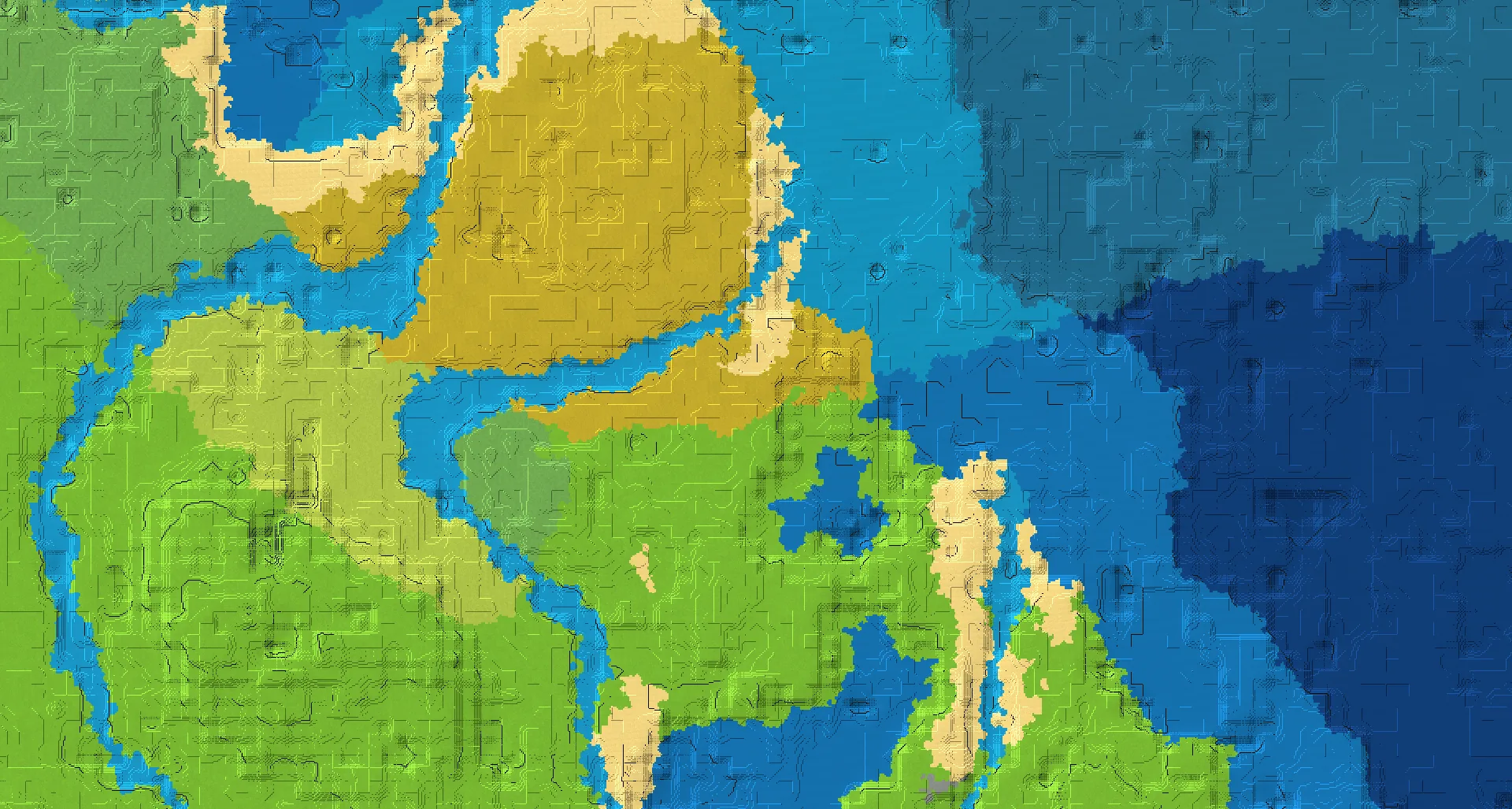 Seed map — Plains At the same X/Z position as a Savanna Start