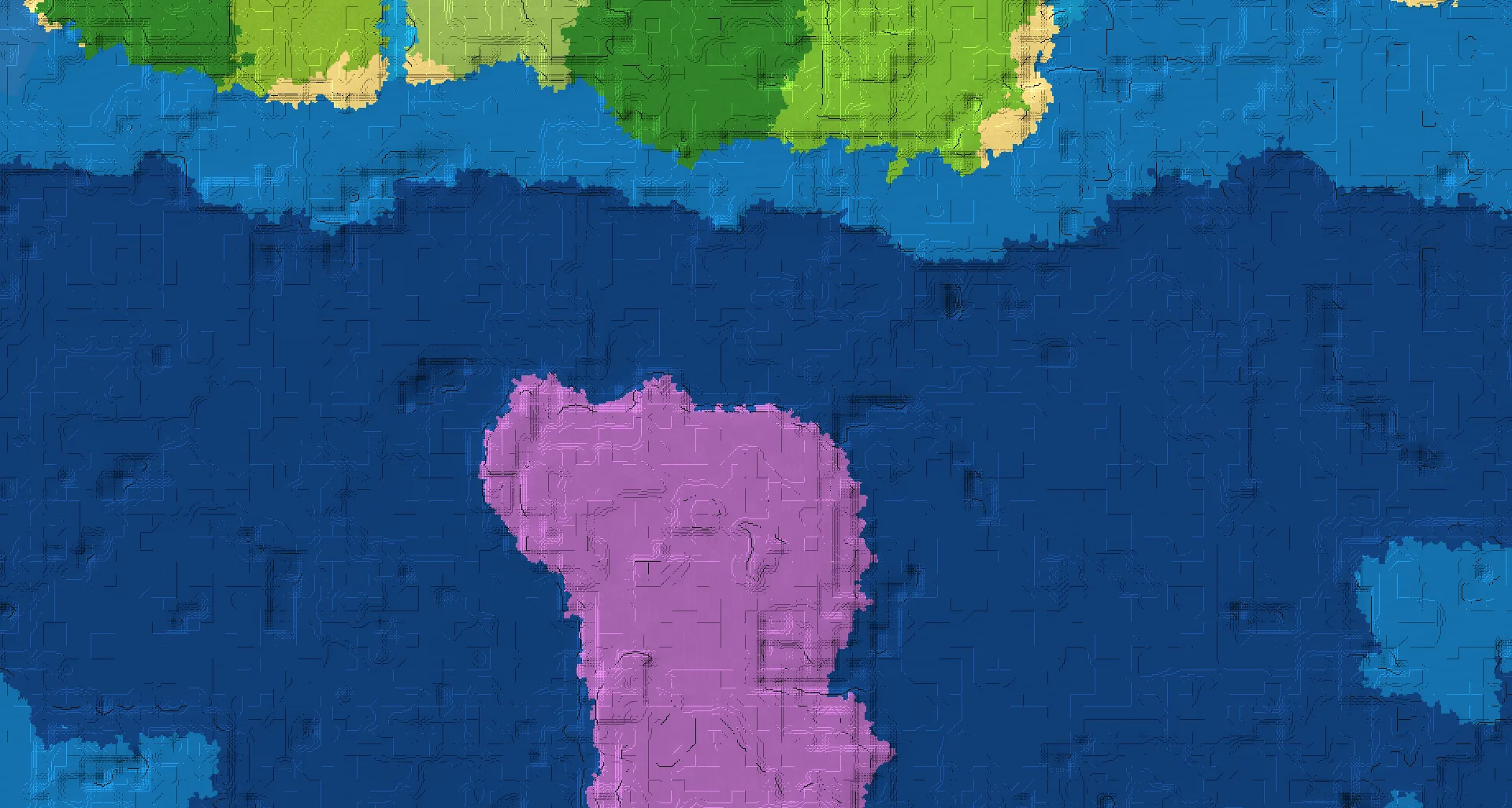 Seed map — Mushroom Fields Southwest of a Flower Forest Start