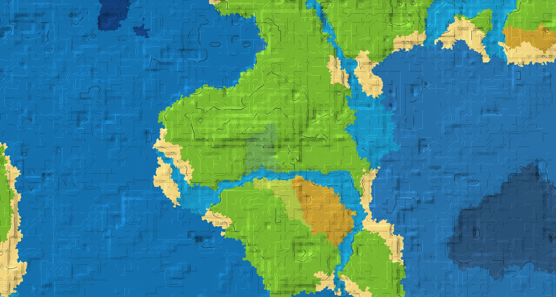 Seed map — Flower Forest Southwest of a Plains Start