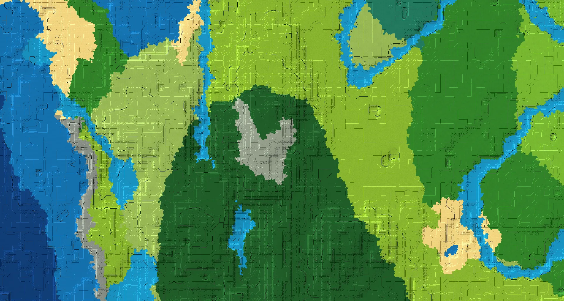 Seed map — Pale Garden Southeast of a Old Growth Birch Forest Start