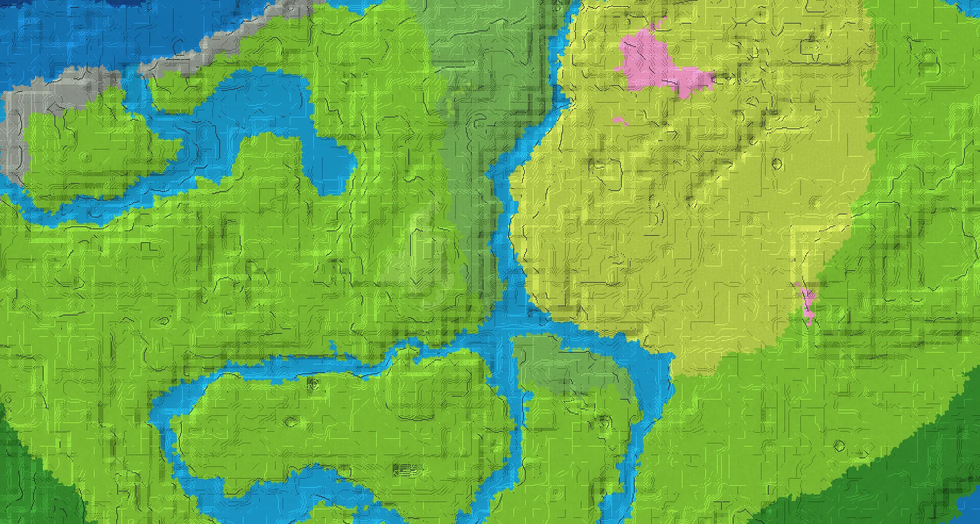 Seed map — Flower Forest West of a Sunflower Plains Start