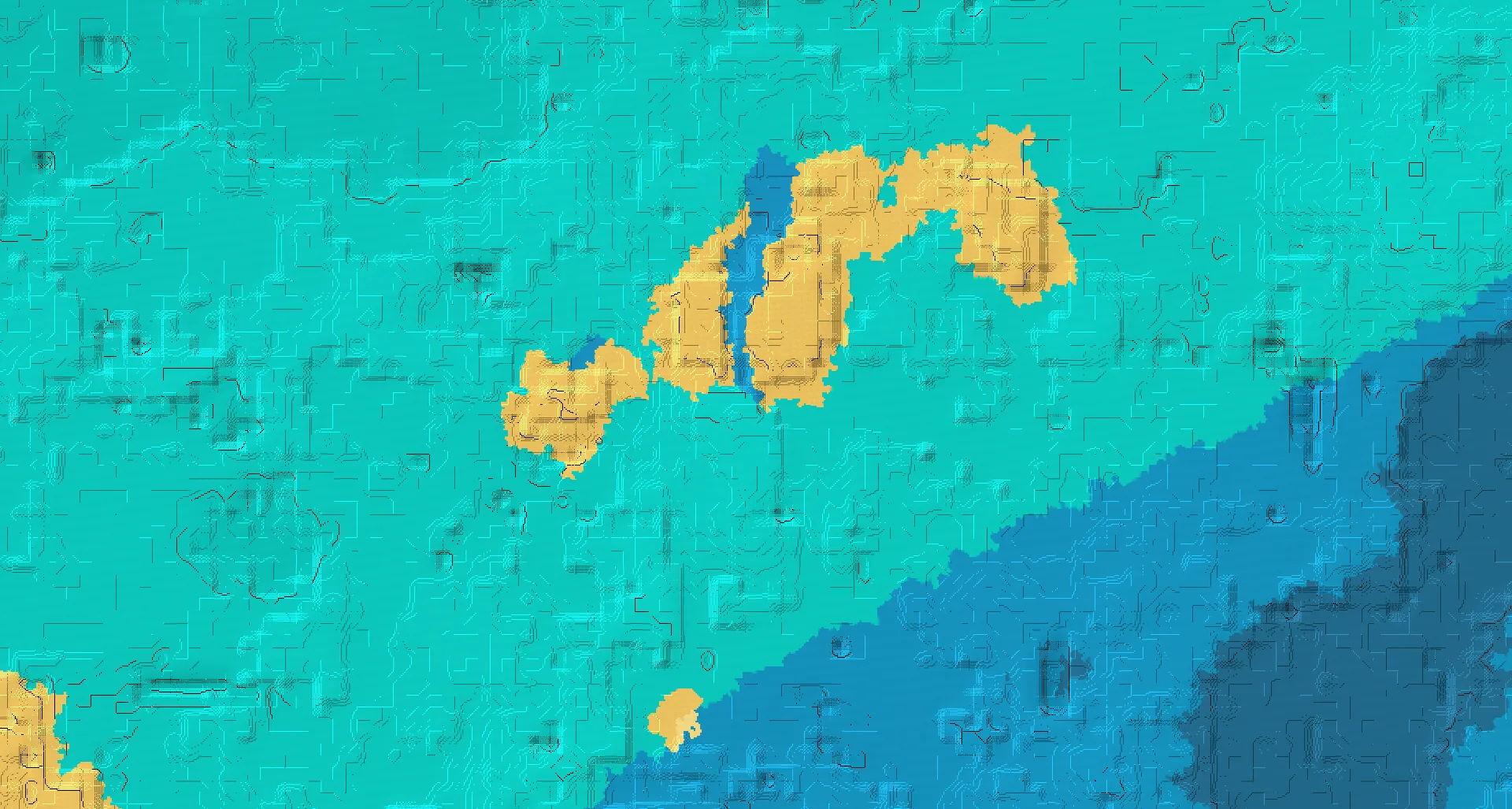 Seed map — Coral reef desert oasis