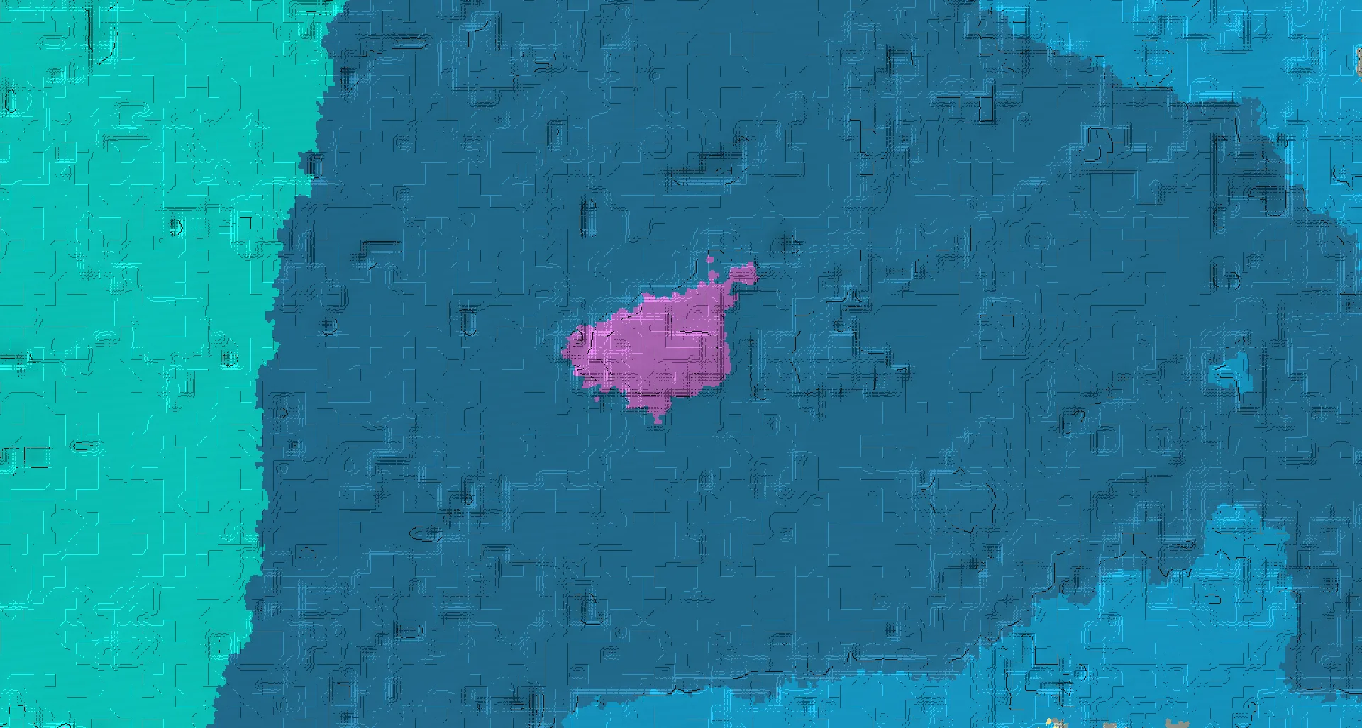 Seed map — Mushroom Fields North of a Savanna Start