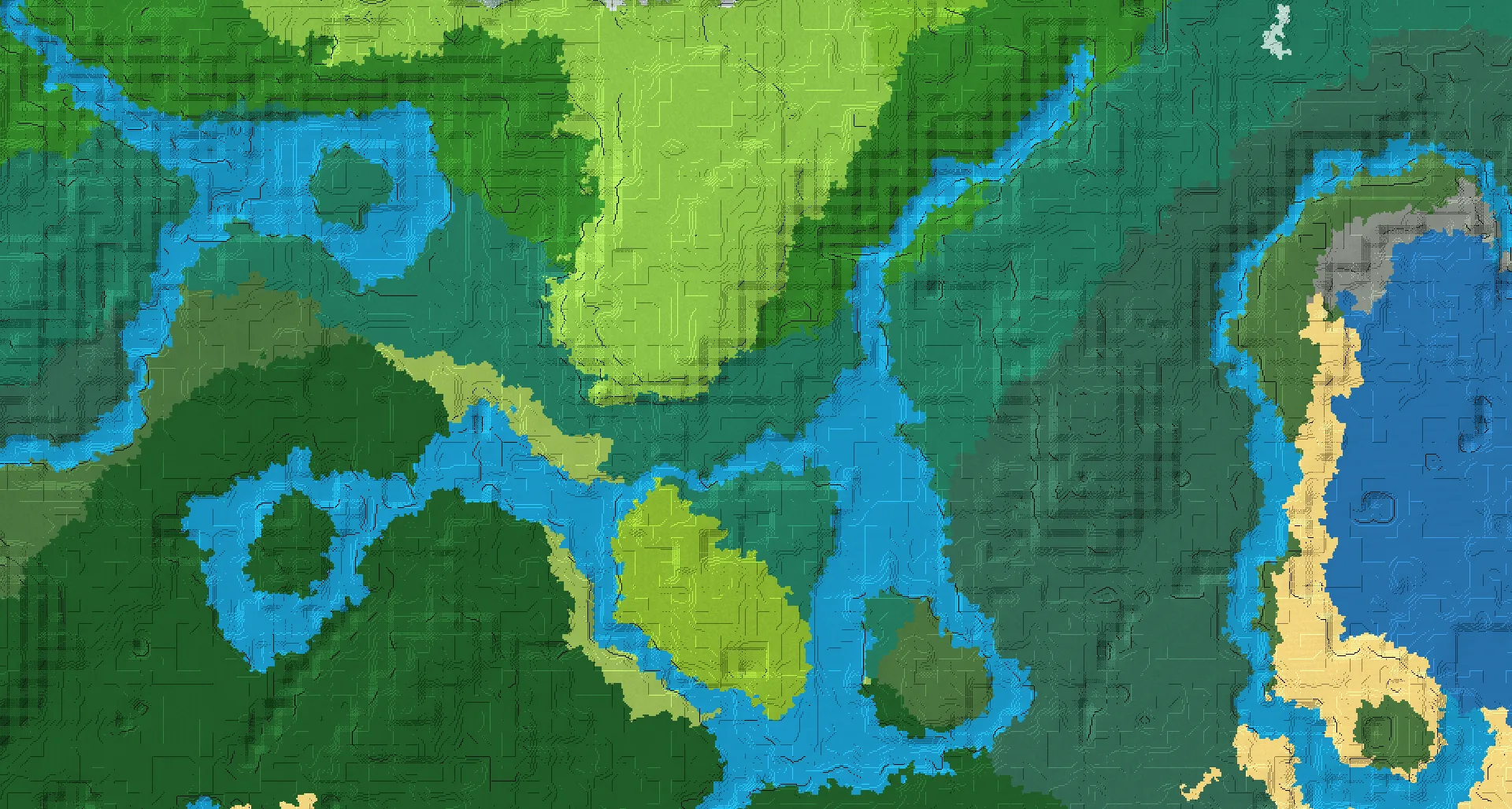 Seed map — Trail Ruins Southeast of a Dripstone Caves Start