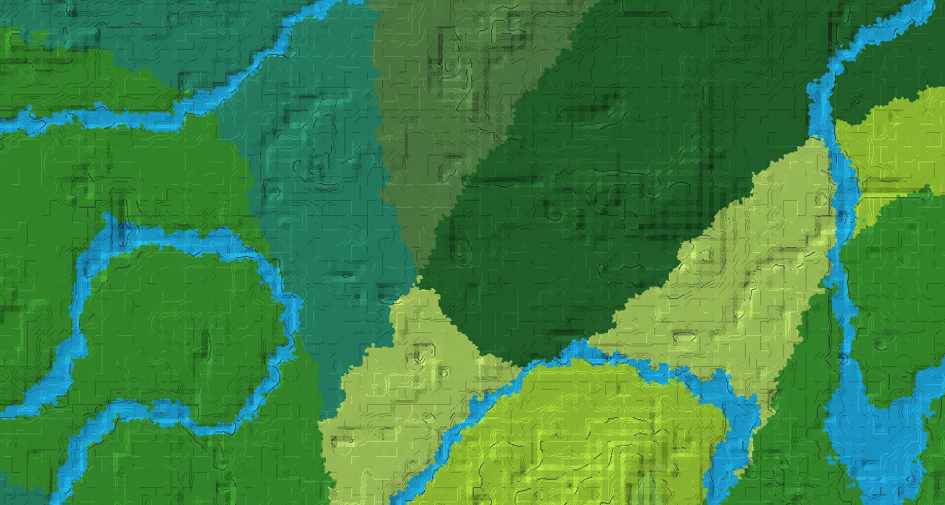Seed map — Woodland Mansion Southwest of a Dark Forest Start